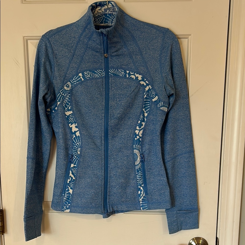Lululemon Blue Patterned Women's Jacket
